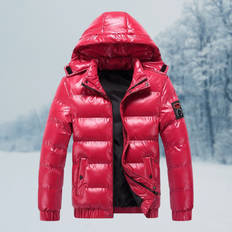 Jasper | Men’s Waterproof Padded Quilted Winter Jacket with Hood