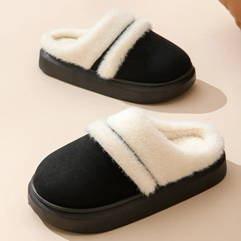 Wiebkena | Women's Winter Slippers with Plush Lining & Thick, Warm Padding
