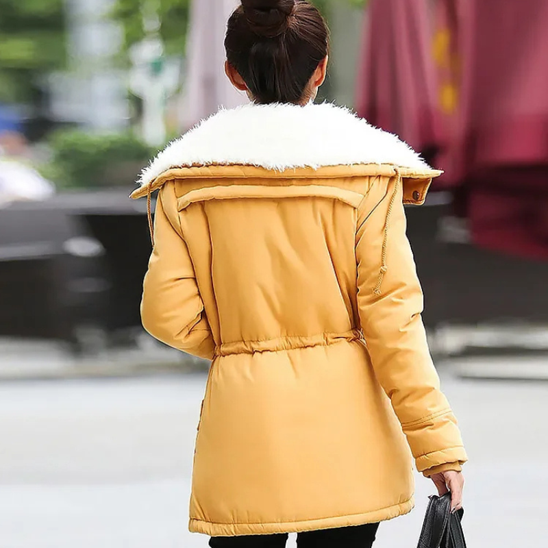 Riana | Women's Lightweight Winter Jacket with Fleece Lining and Drawstring