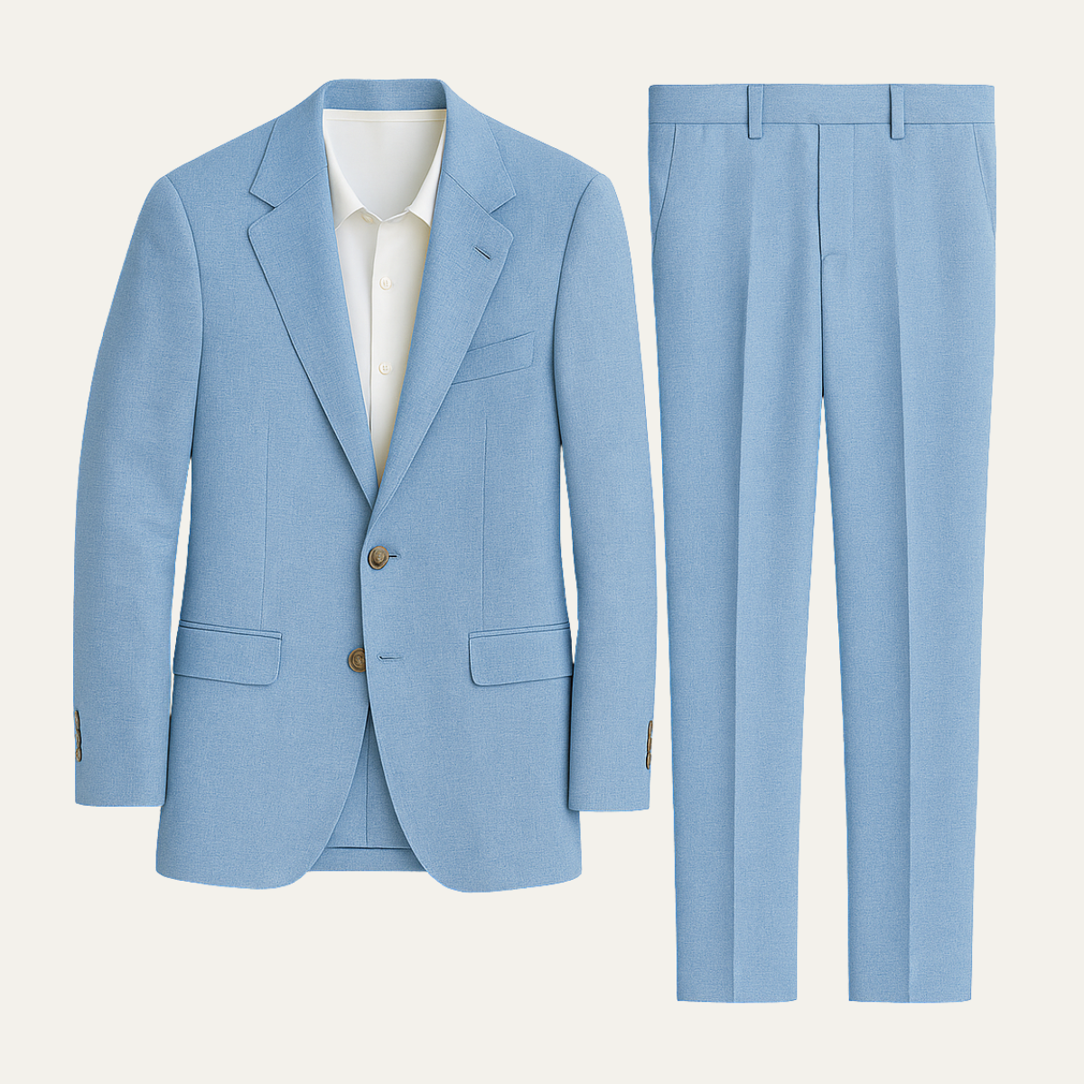 The Carroway Elegant Linen Suit