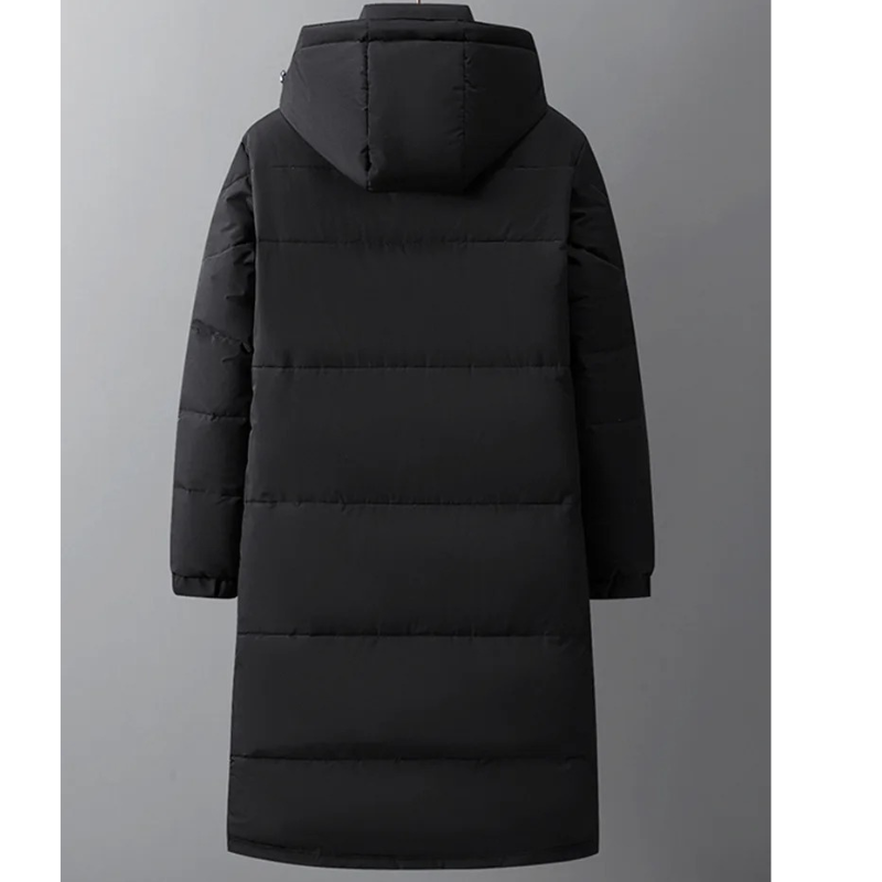 Fabian | Men's Long Water-Resistant Padded Winter Coat with Hood