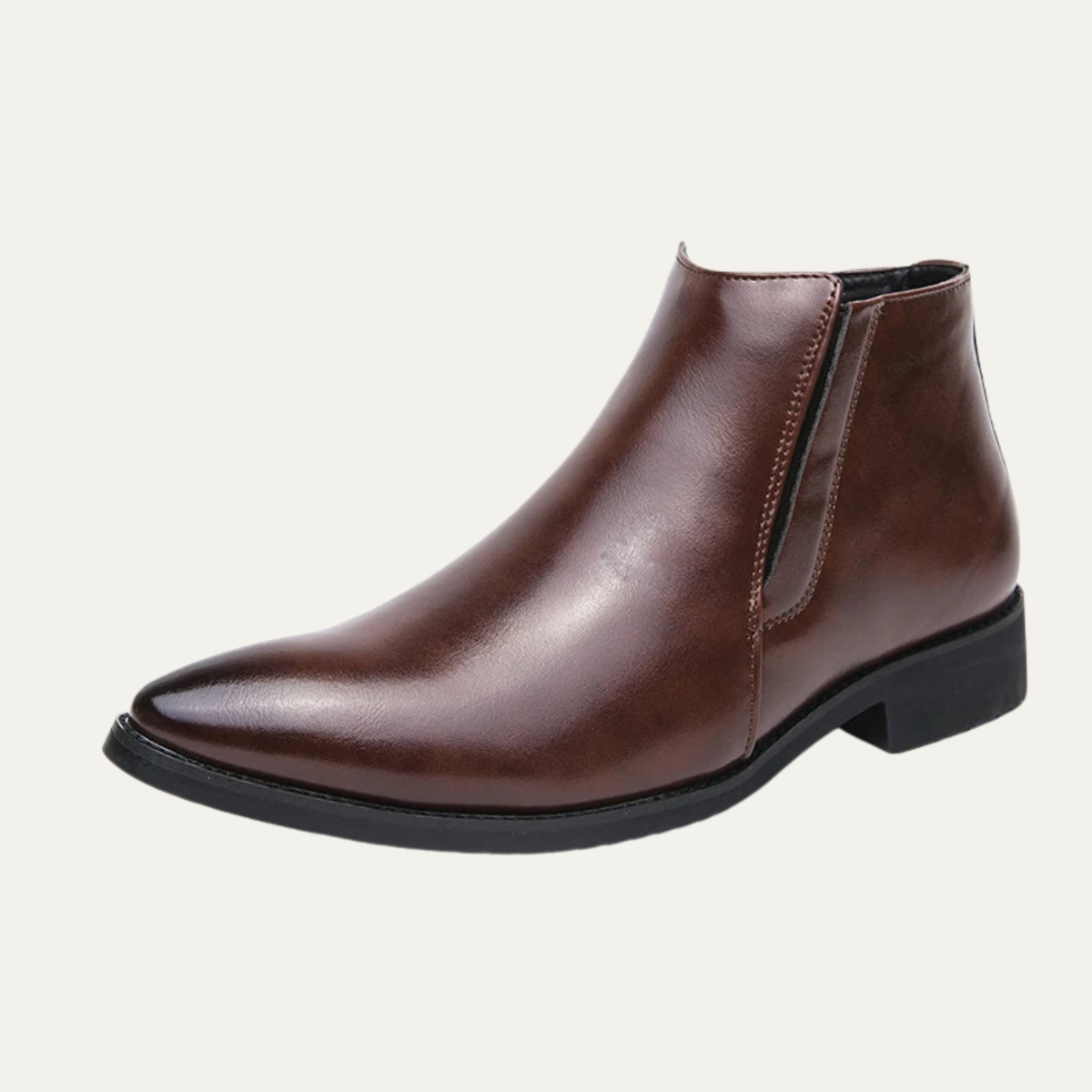 The Crotone Men’s Business Slip On Leather Chelsea Boots