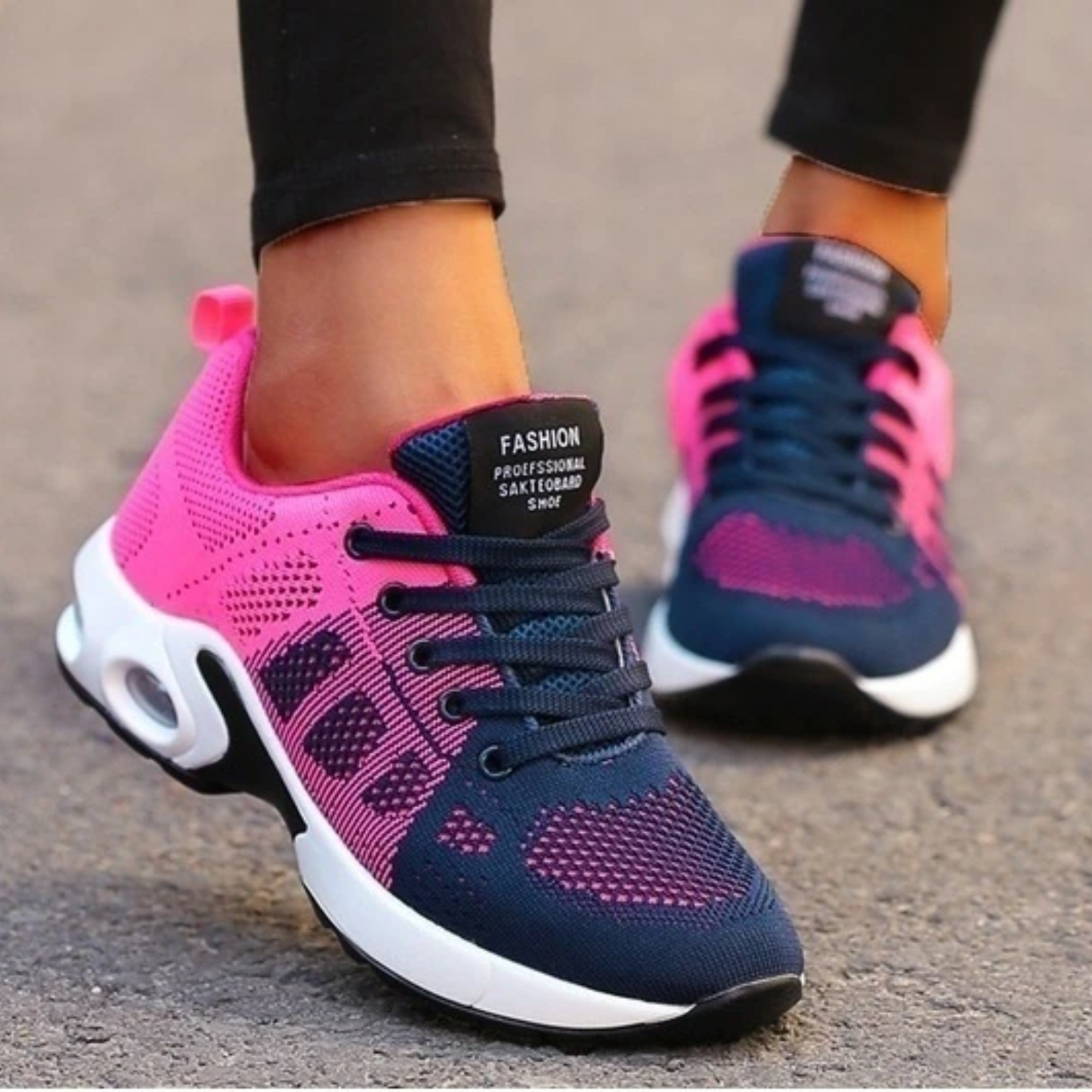 Wendolyne | Women’s Lightweight Orthopedic Running Shoes – Breathable Mesh – Cushioned Lace-Up Athletic Sneakers