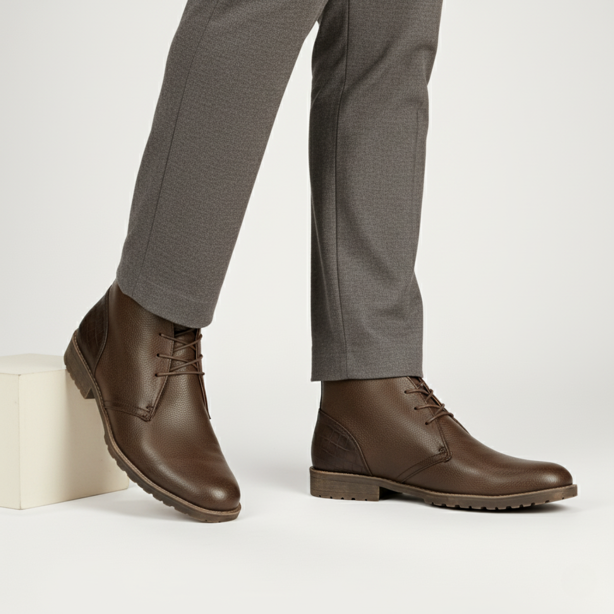 The Salisbury Men's Classic Retro Style Leather Boots