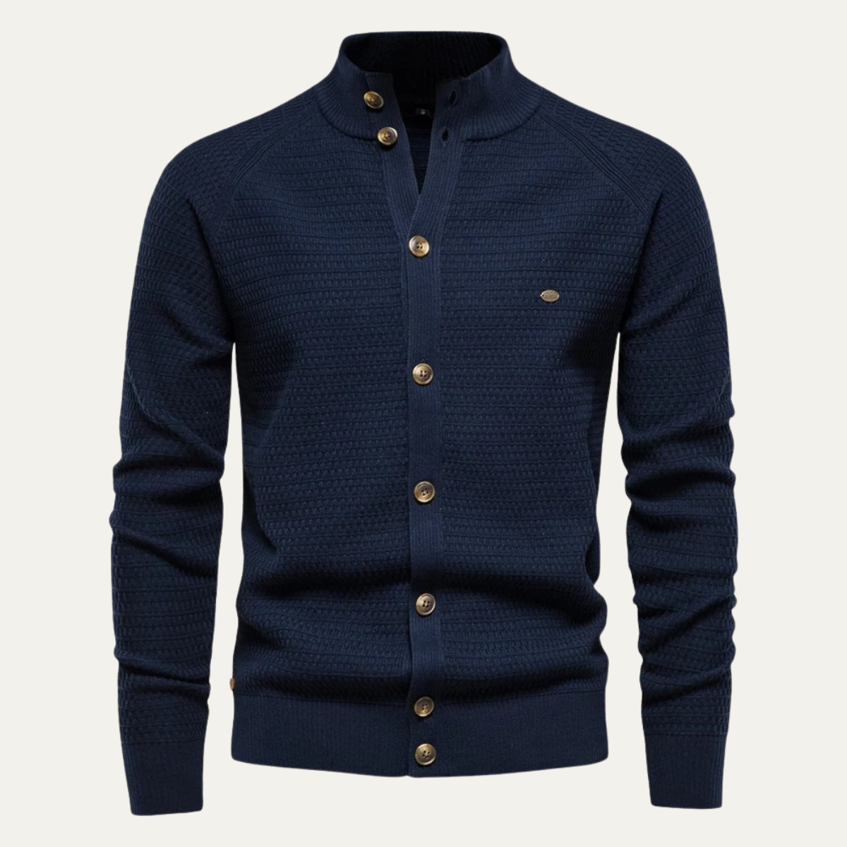 The Caernarfon Men's Casual Button Up Knitted Cardigan