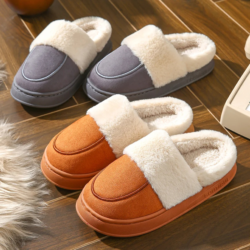 Winfrieda | Women's Winter Slippers with Closed Toe, Plush Lining & Thick Sole
