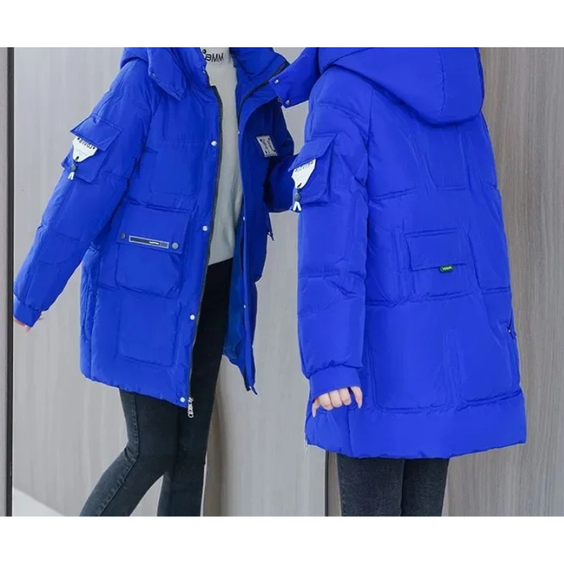 Kiara | Women's Padded Winter Jacket with Hood, Water-Repellent Coating, and Multiple Pockets