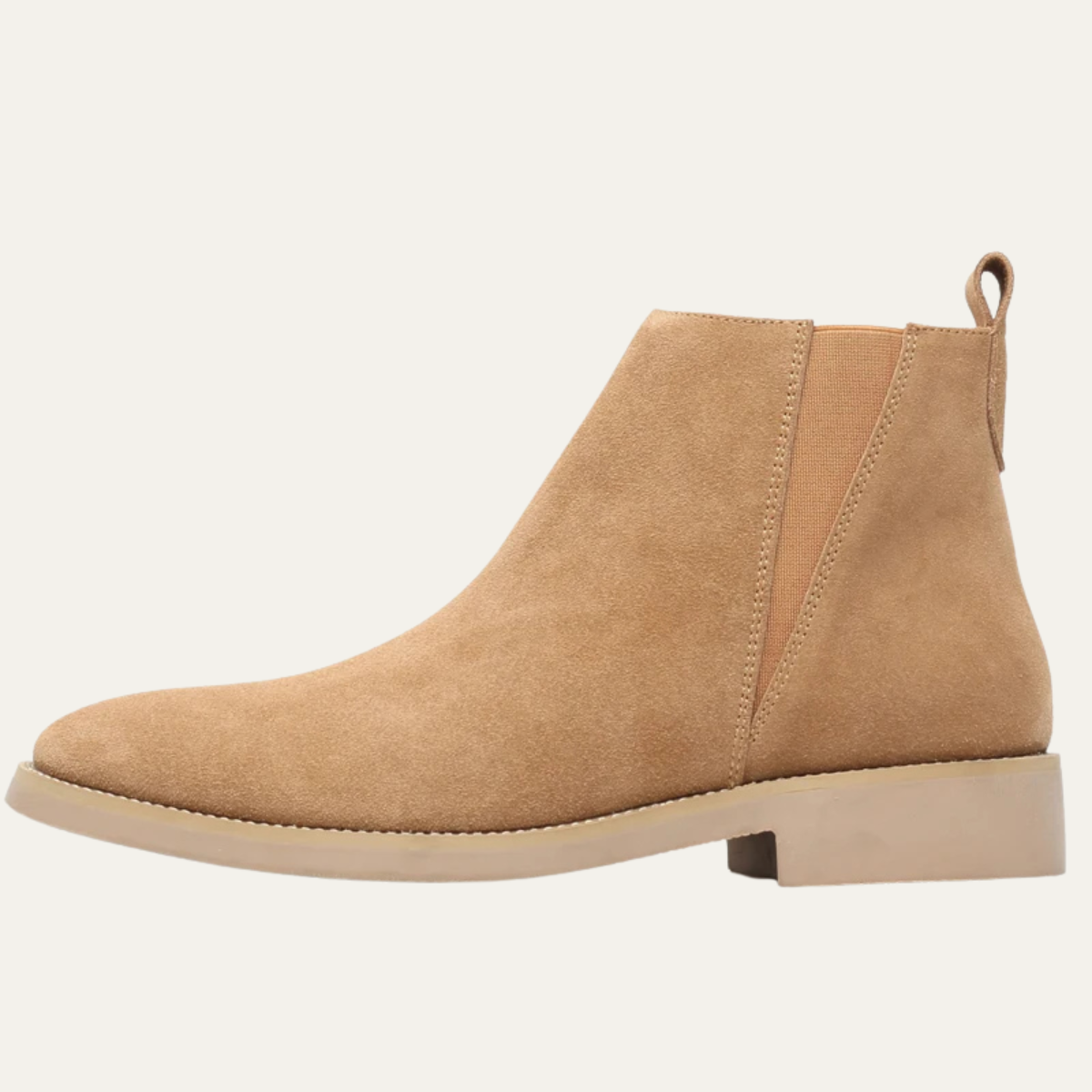 The Belleville Men’s Genuine Suede Chelsea Dress Boots