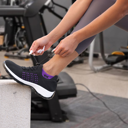 Nocturne | Women's Elastic Toggle Lace-Up Orthopedic Sports Sneakers – Comfortable, Supportive & Stylish for Active Lifestyles