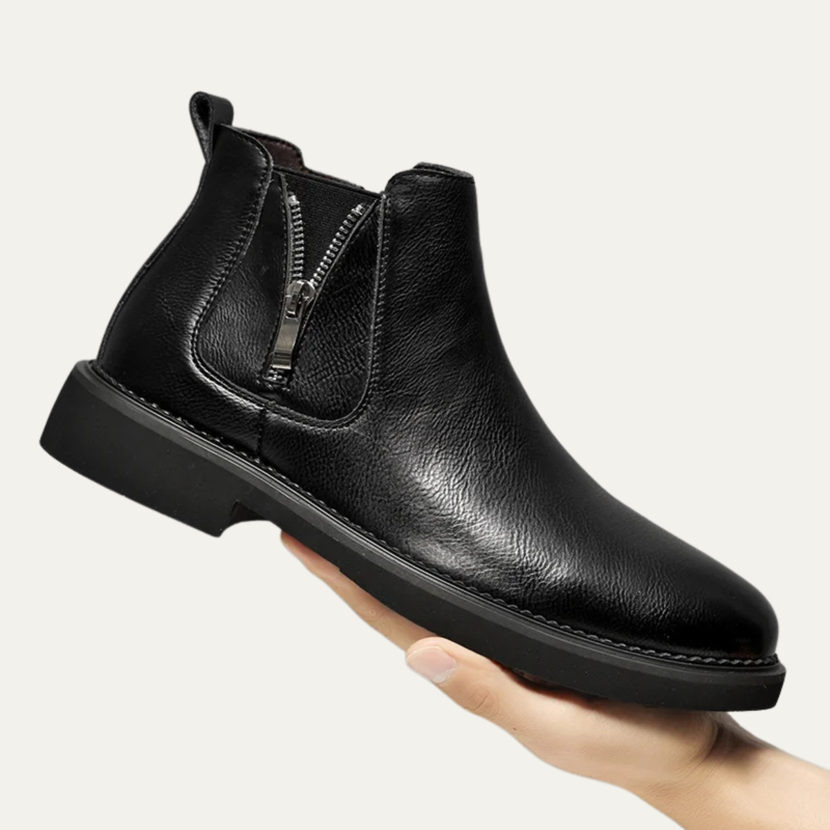 The Dulwich Men's Side Zip Classic Leather Ankle Boots