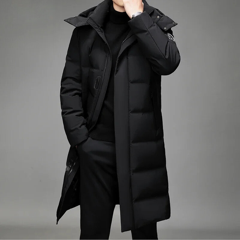 Damian | Men's Winter Coat with Adjustable Hood and Warm Lining