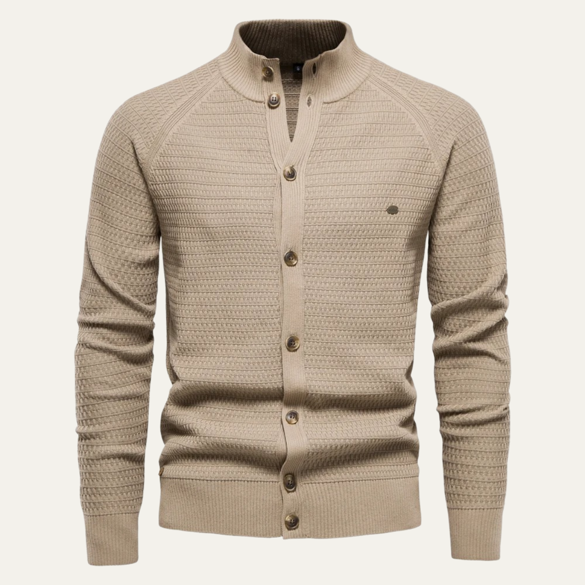 The Caernarfon Men's Casual Button Up Knitted Cardigan