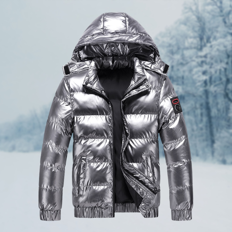 Jasper | Men’s Waterproof Padded Quilted Winter Jacket with Hood