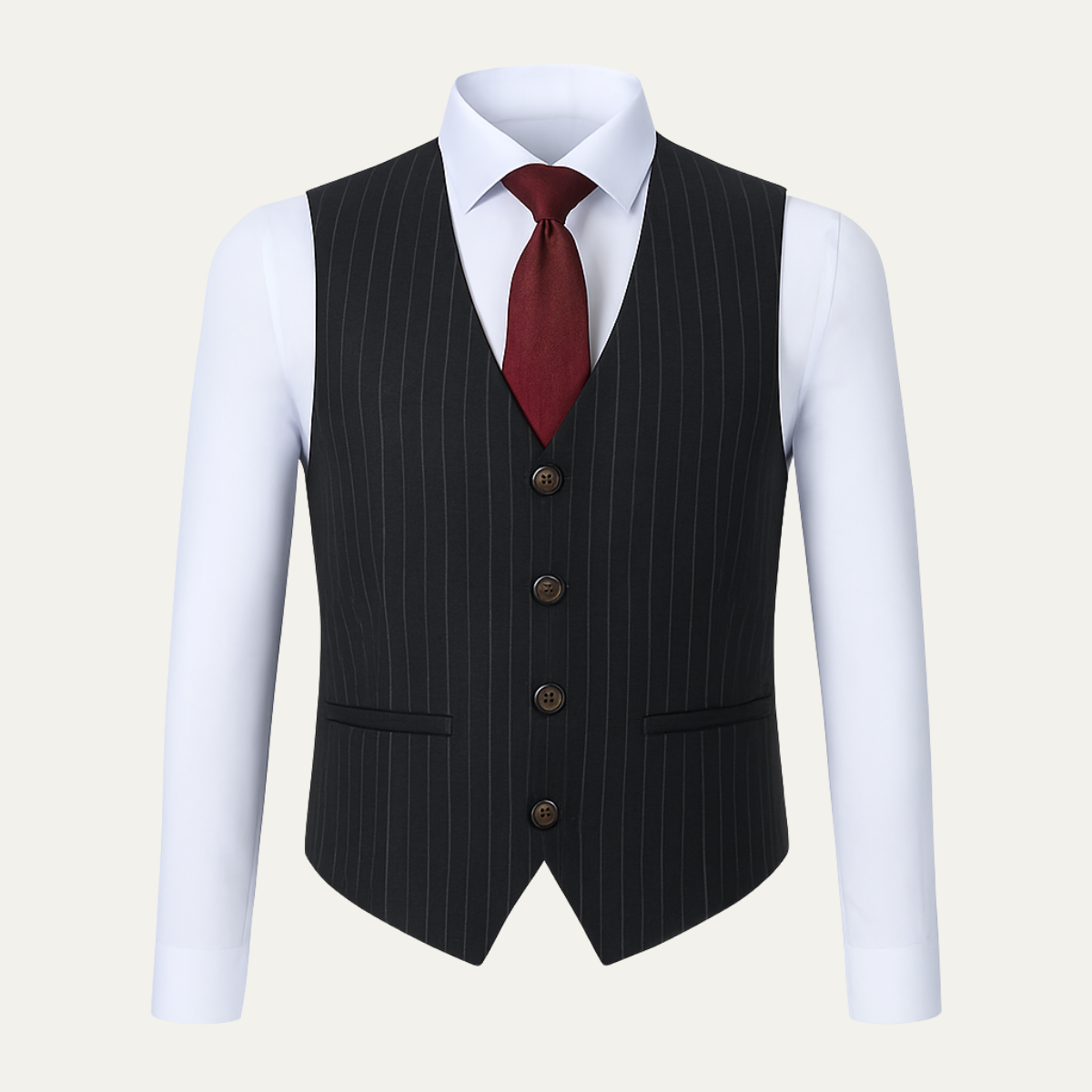 The Castelvetro Men’s Elegant 3 Piece Suit – Slim Fit Blazer, Waistcoat & Trousers Set