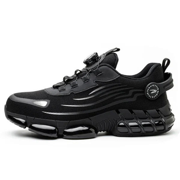 Simon | Men's Robust Orthopedic Safety Shoes with Elastic Toggle Closure
