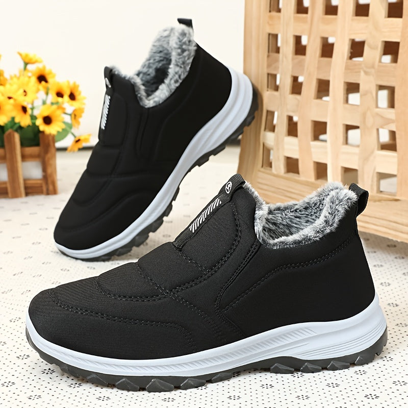 Peggy | Women’s Ankle-High Slip-On Winter Boots with Warm Lining