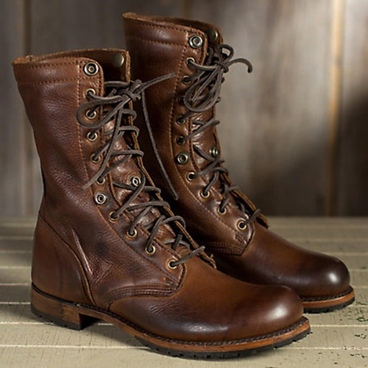 Rebecca | Women’s Warm Lined Vintage Lace Up Boots | Soft & Flexible Comfort