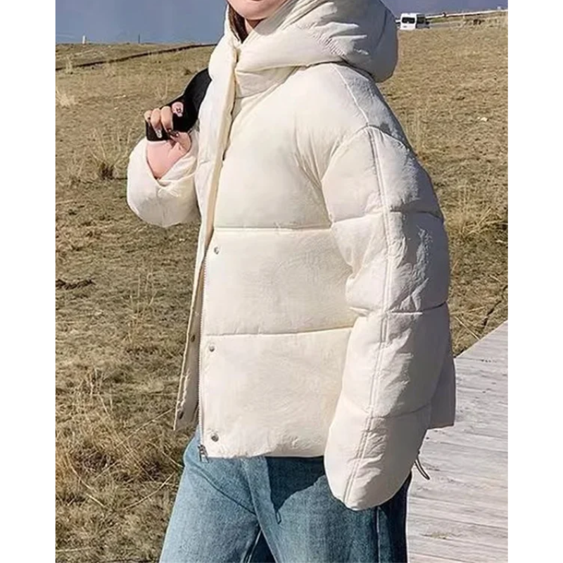 Talia | Women's Hooded Padded Winter Jacket – Stylish and Warm Design