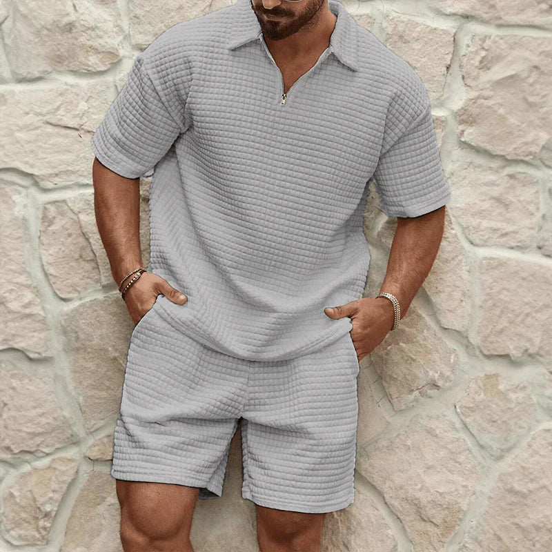 The Redford Co Ord Set - Polo & Shorts for Men