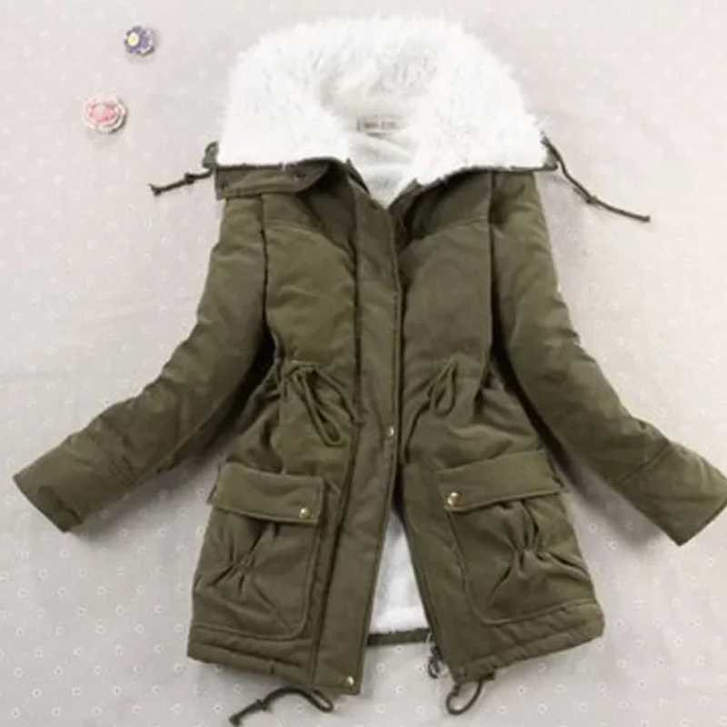 Riana | Women's Lightweight Winter Jacket with Fleece Lining and Drawstring