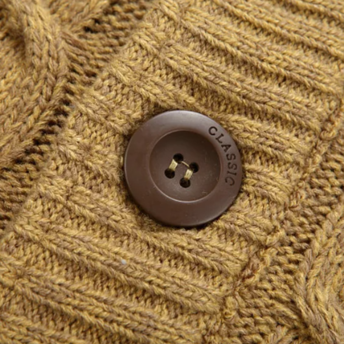 The Maplewood Men’s Winter Fleece Lined Wool Cardigan