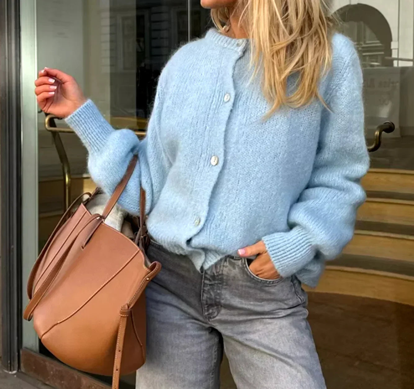 Mia | Women’s Knit Buttoned Cardigan | Soft, Elegant & Comfortable Winter Layer