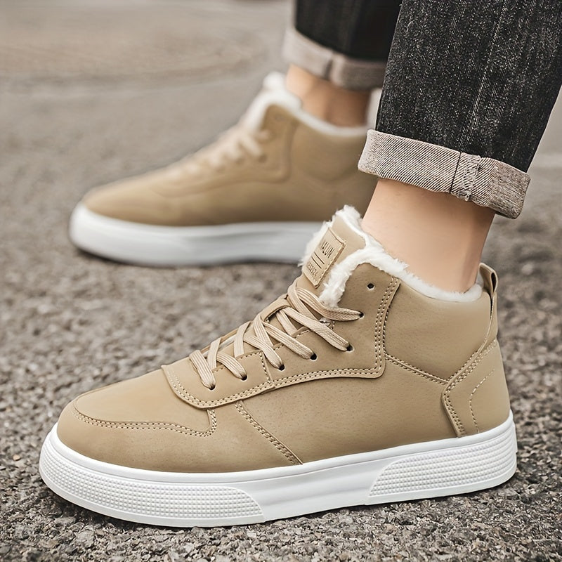 Yorick | Men’s High-Cut Winter Boots with Lace-Up Design and Warm Interior Lining