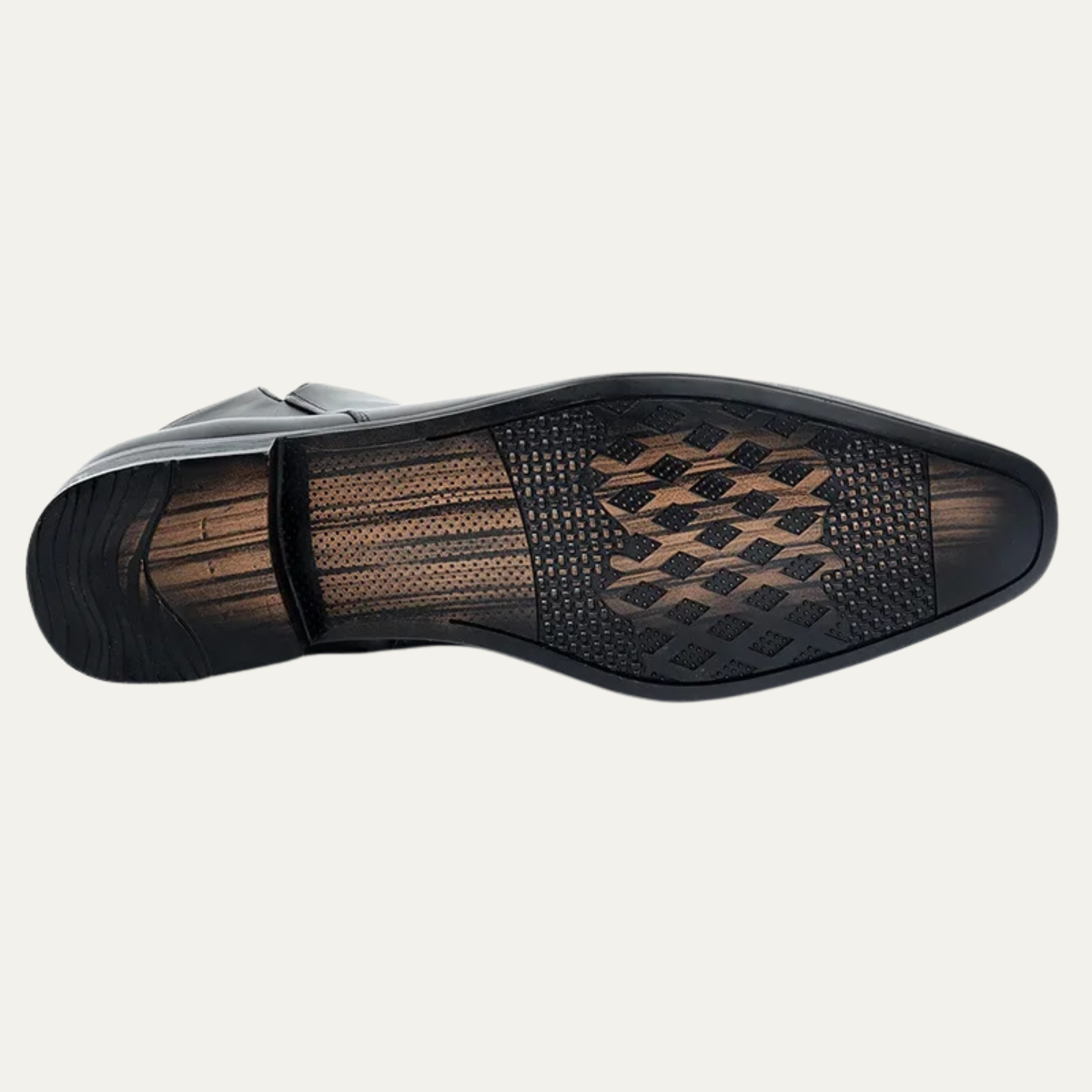 The Versailles Men’s Luxury Leather Slip On Business Dress Ankle Boots