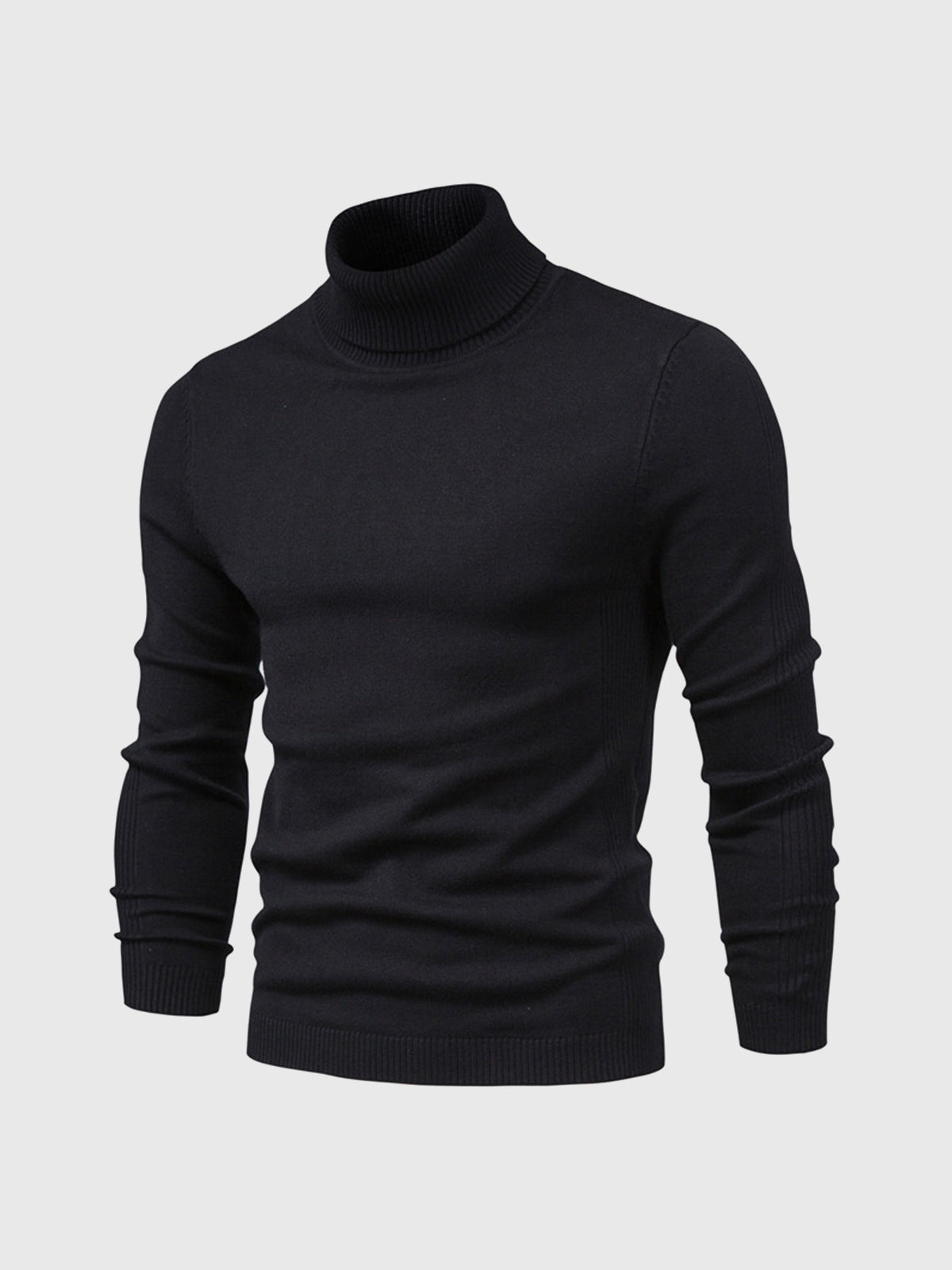 Raymond | Men’s Cotton Turtleneck Jumper – Elegant Solid Colour Sweater