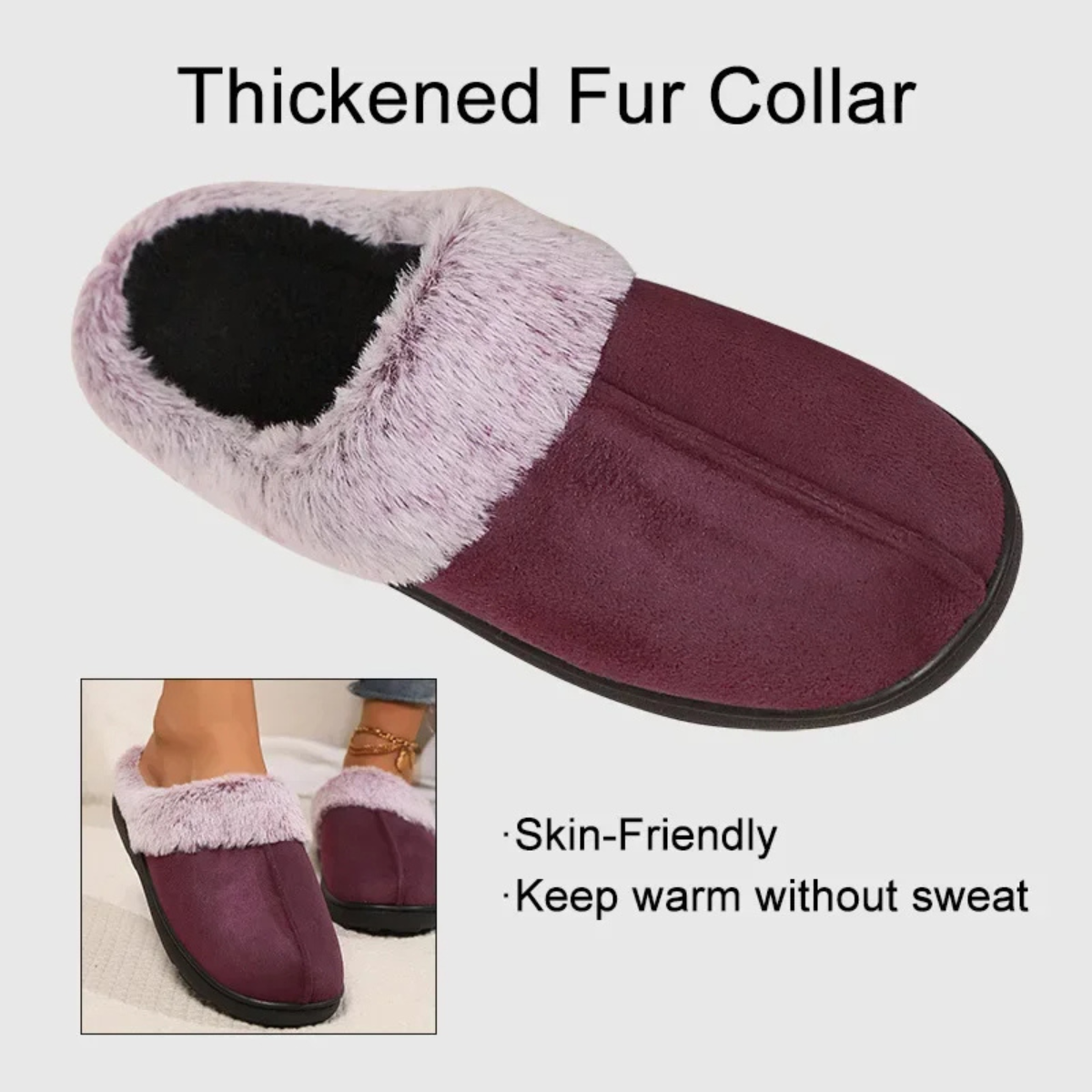 Yara-Lis | Women's Orthopaedic Slippers with Plush Lining & Breathable Sole