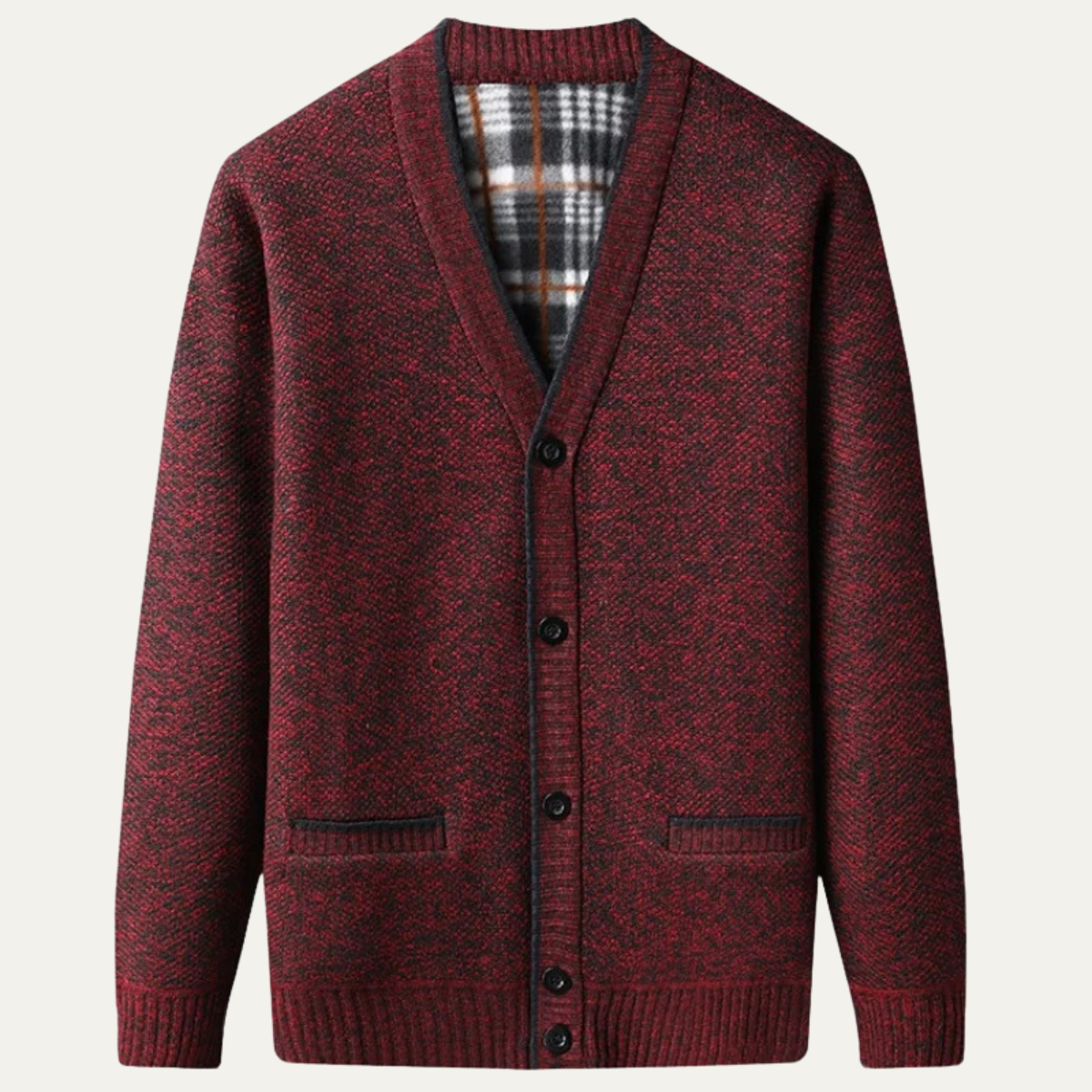 The Whitford Men’s Knitt Button Up Warm Layer Cardigan