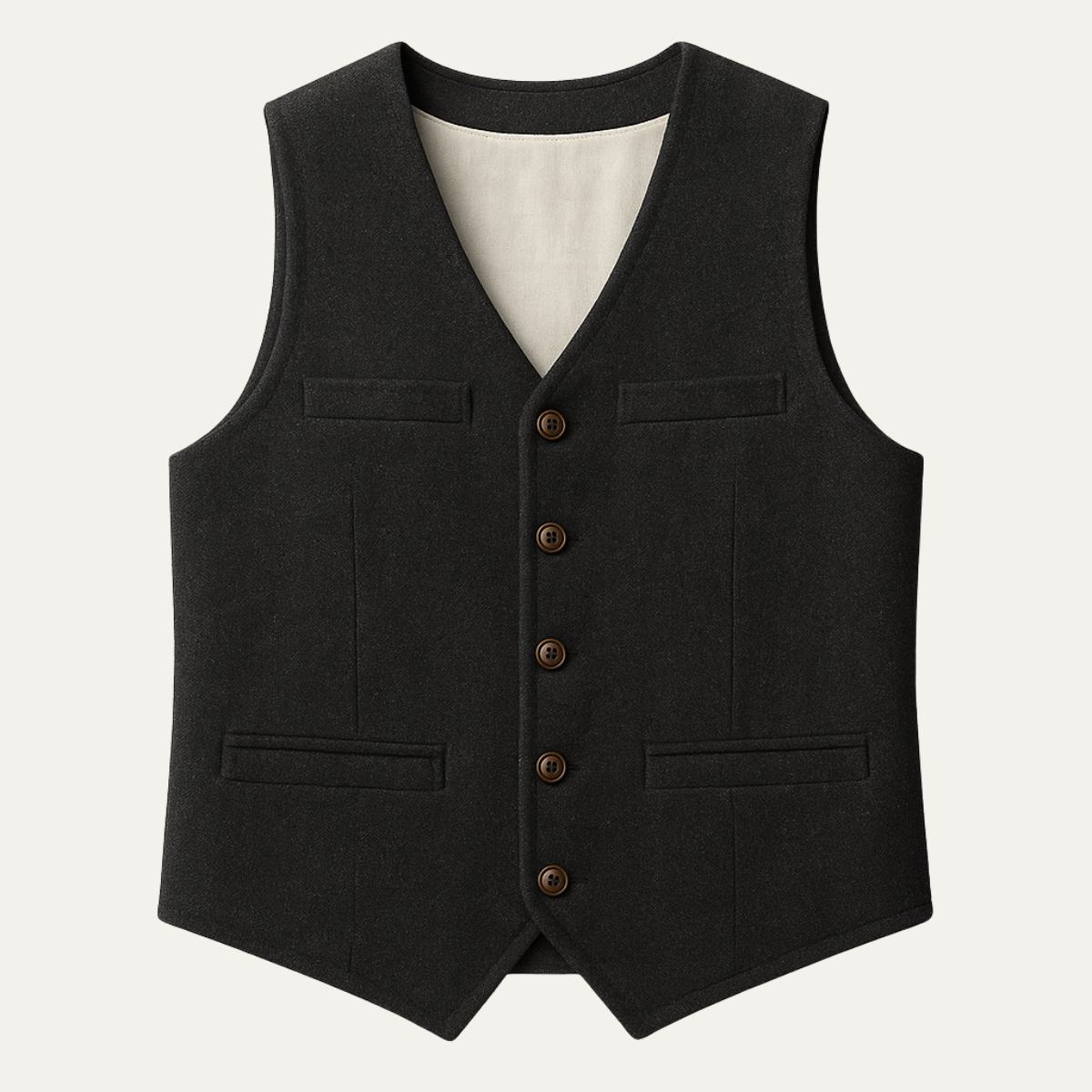 The St. Andrews Men's Vintage Gilet - Elegant Button Up Suit Vest