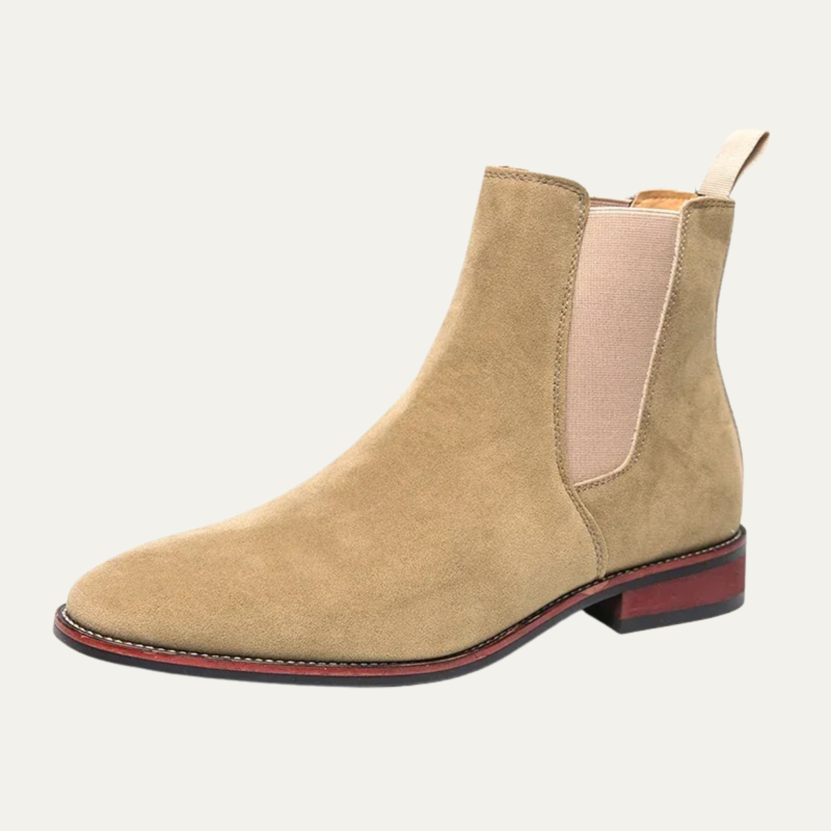 The Cannes Men’s Classic Suede Slip On Chelsea Boots