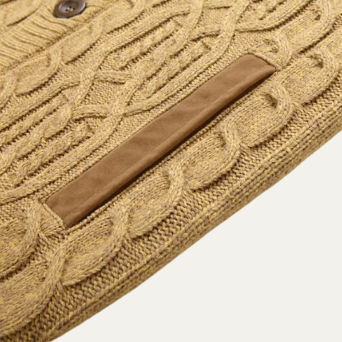 The Maplewood Men’s Winter Fleece Lined Wool Cardigan