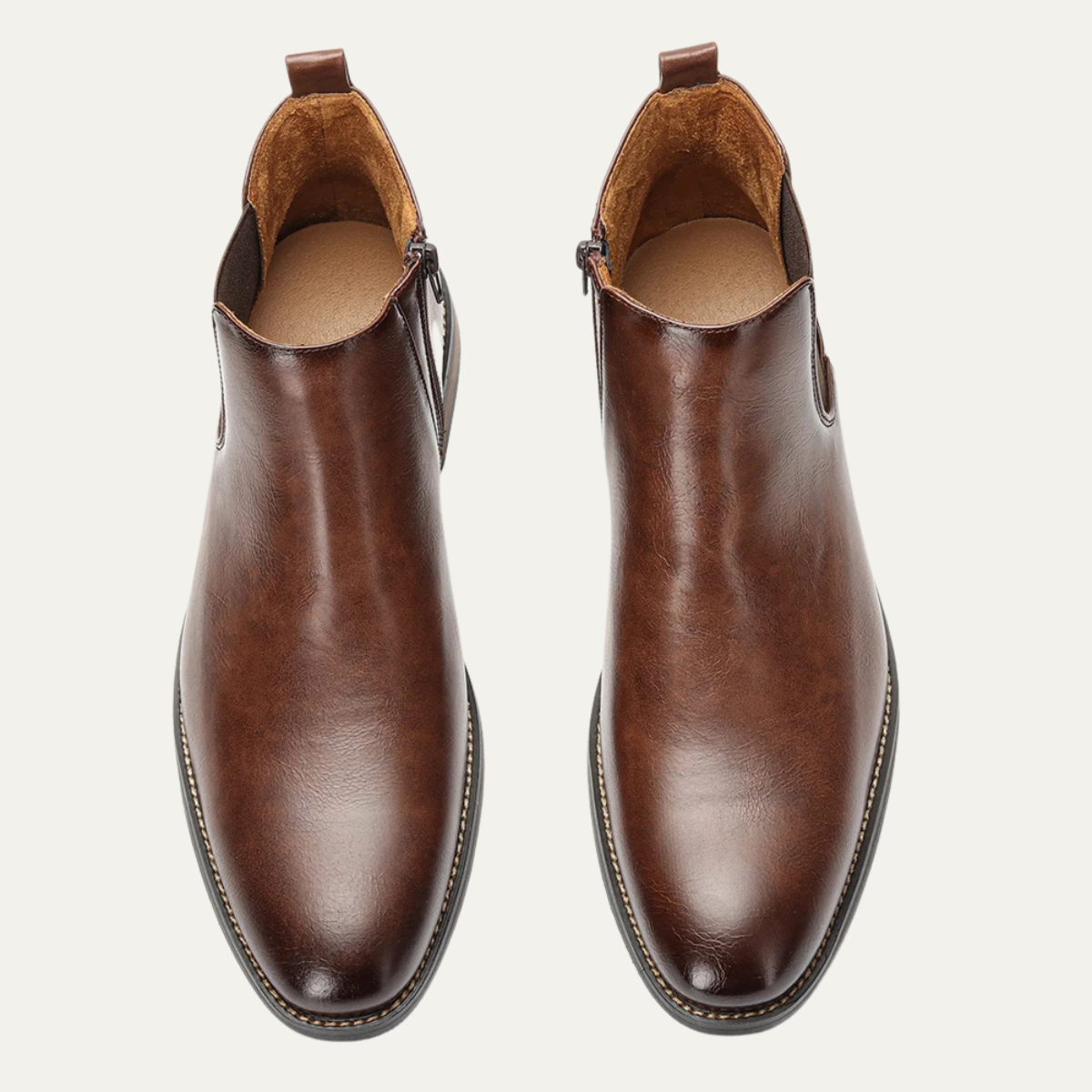 The Surrey Hills Men’s Leather Slip On Ankle Chelsea Boots