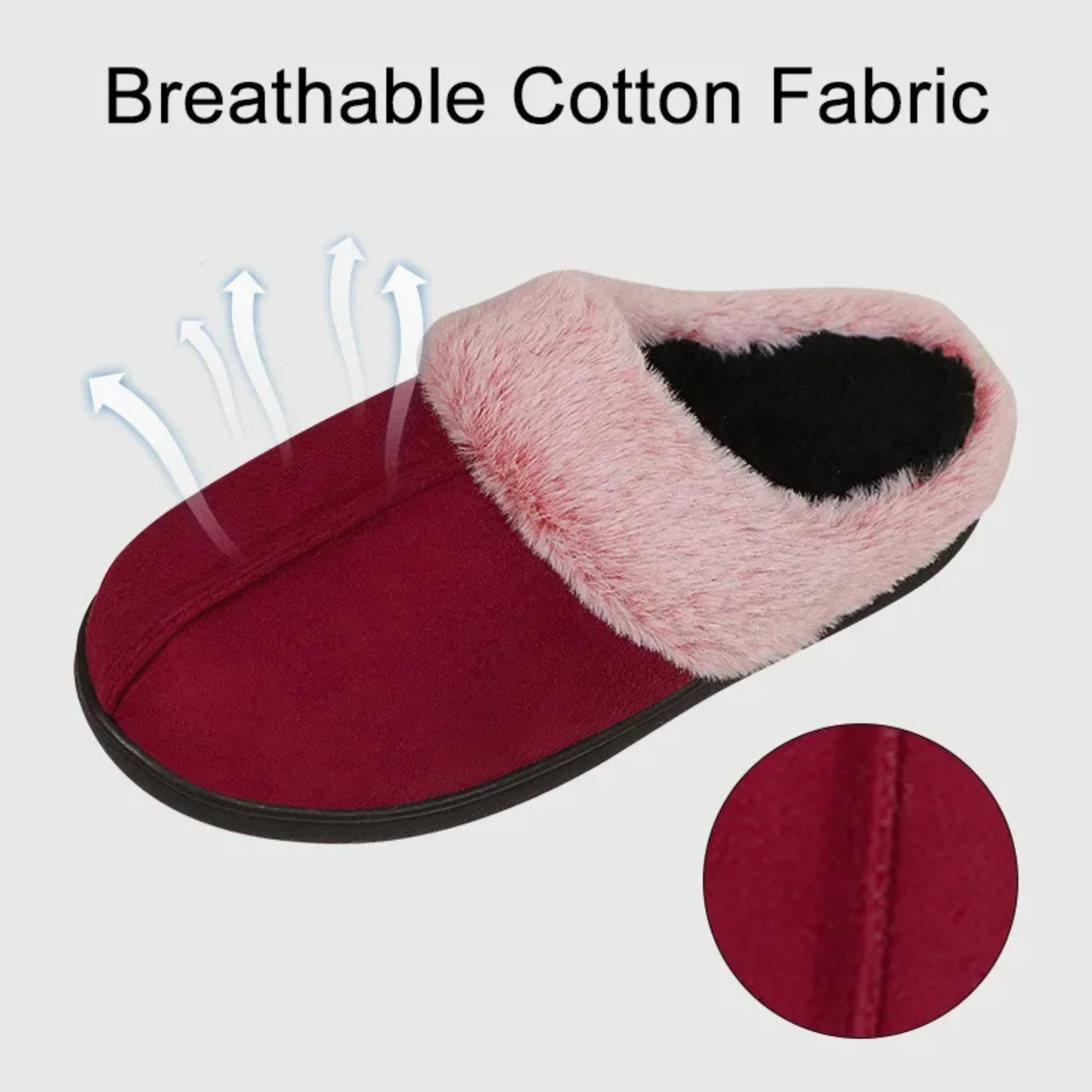 Yara-Lis | Women's Orthopaedic Slippers with Plush Lining & Breathable Sole