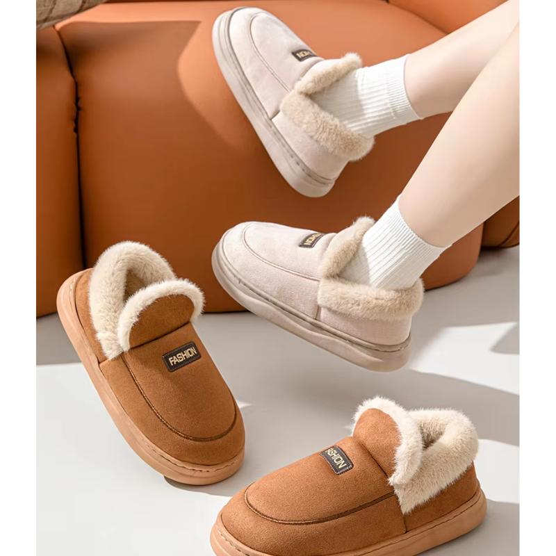 Wendela | Women's Winter Slippers with Soft Plush Lining & Flexible, Bendable Sole