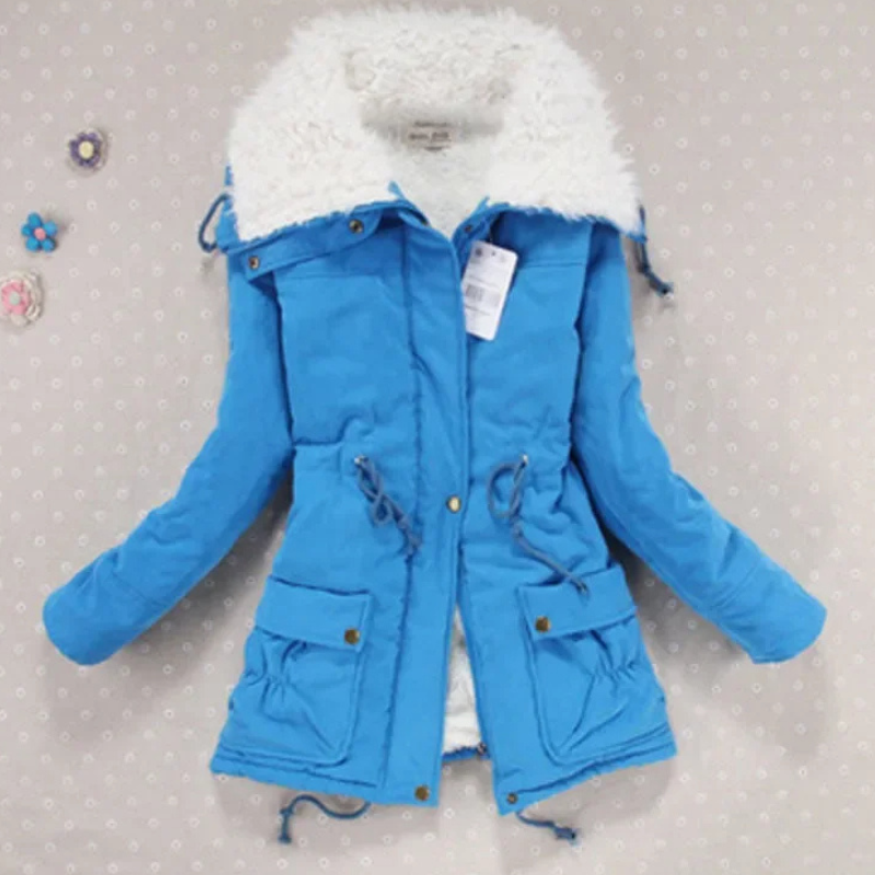 Riana | Women's Lightweight Winter Jacket with Fleece Lining and Drawstring