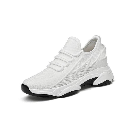 Bruno | Men's Breathable Mesh Sneakers with Elevated Insole – Style, Comfort, and Height Boost