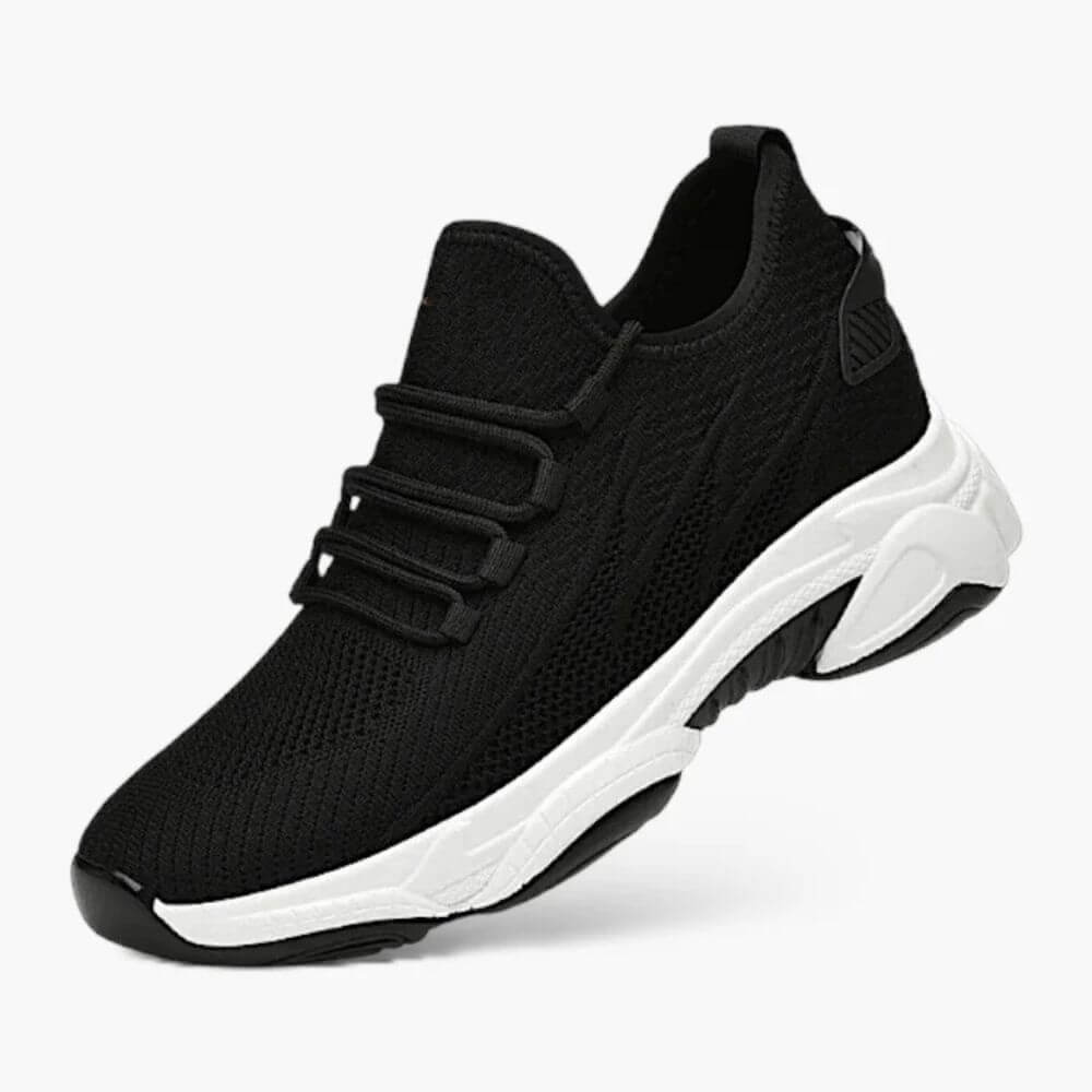 Bruno | Men's Breathable Mesh Sneakers with Elevated Insole – Style, Comfort, and Height Boost