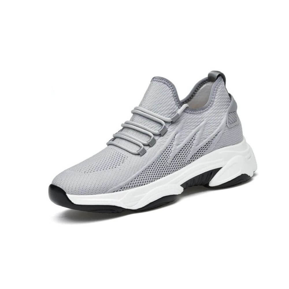 Bruno | Men's Breathable Mesh Sneakers with Elevated Insole – Style, Comfort, and Height Boost