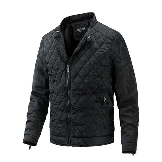 Farnwell | Men’s Slim Fit Quilted Lightweight Insulated Jacket with Zip Closure