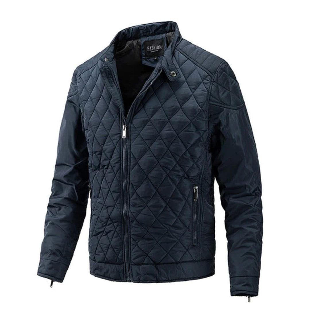 Farnwell | Men’s Slim Fit Quilted Lightweight Insulated Jacket with Zip Closure