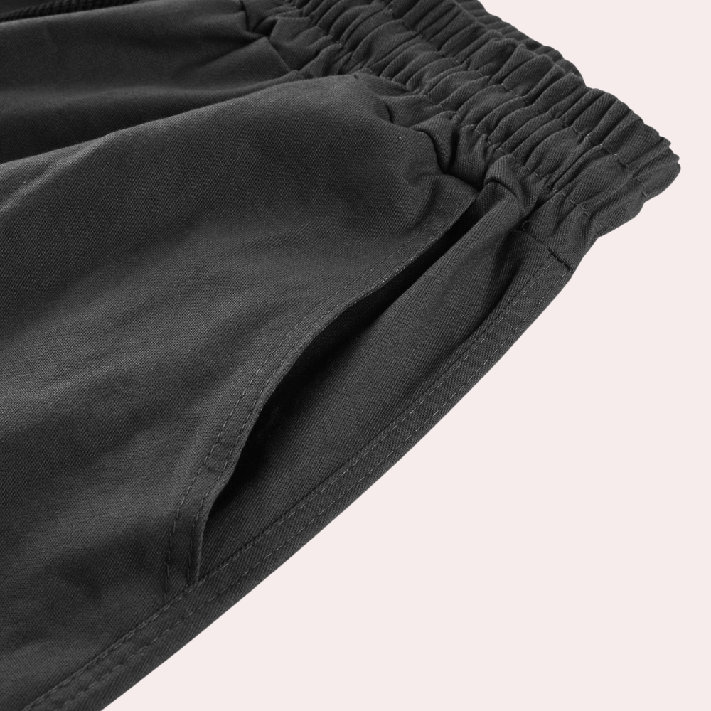 Aaron | Men’s Wide Fit Cargo Trousers with Drawstring Hem and Pockets