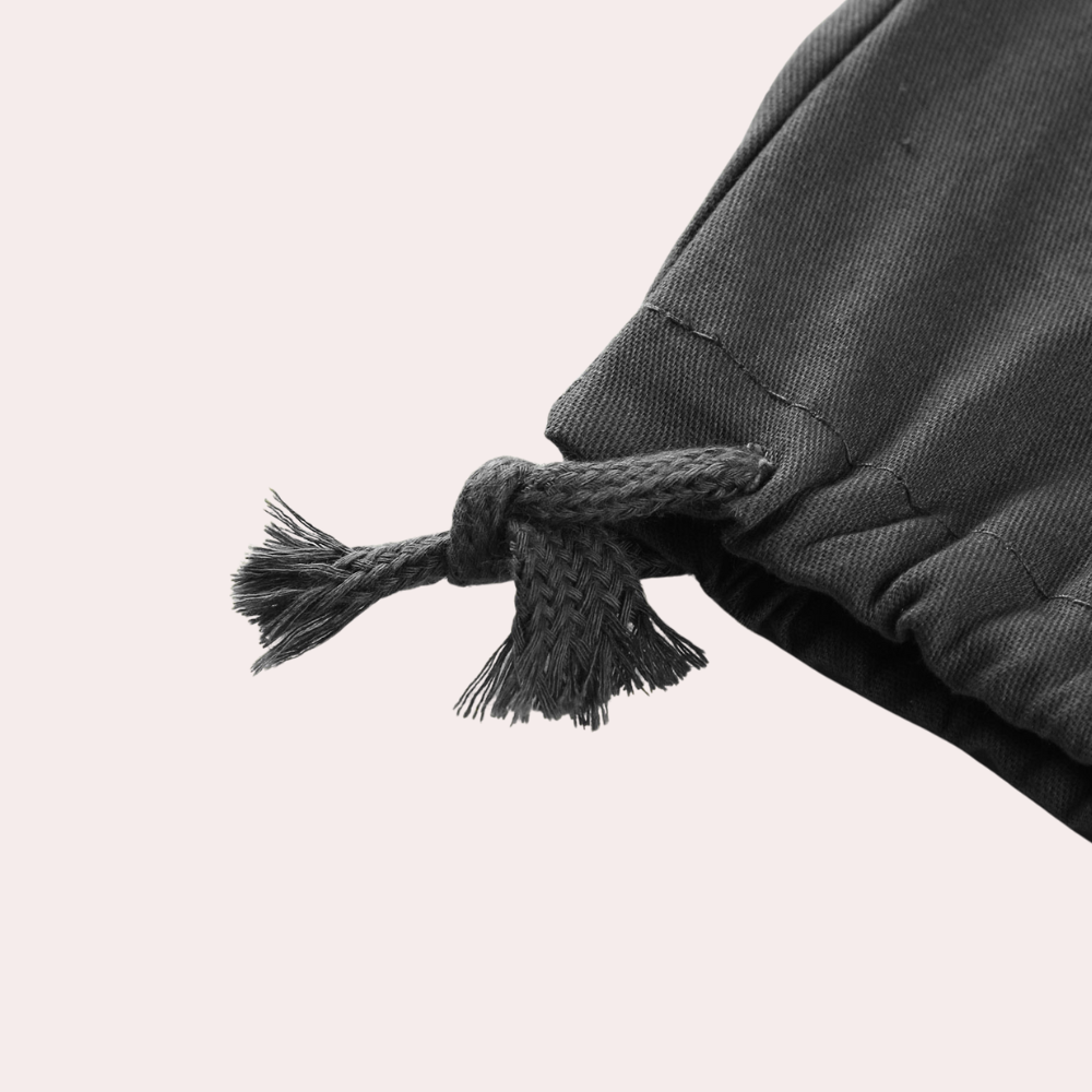 Aaron | Men’s Wide Fit Cargo Trousers with Drawstring Hem and Pockets