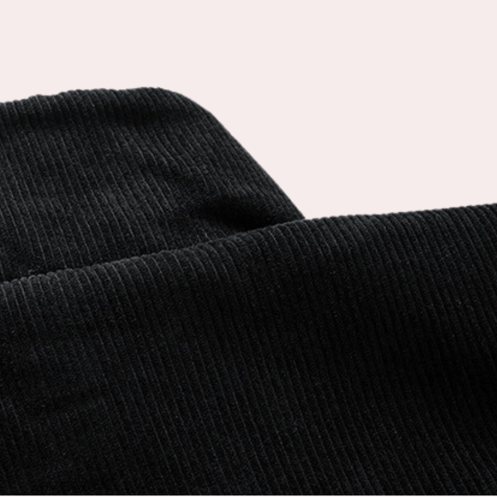 Jarvie | Comfortable Corduroy Jacket for Men with Zip Closure and Fleece Lining