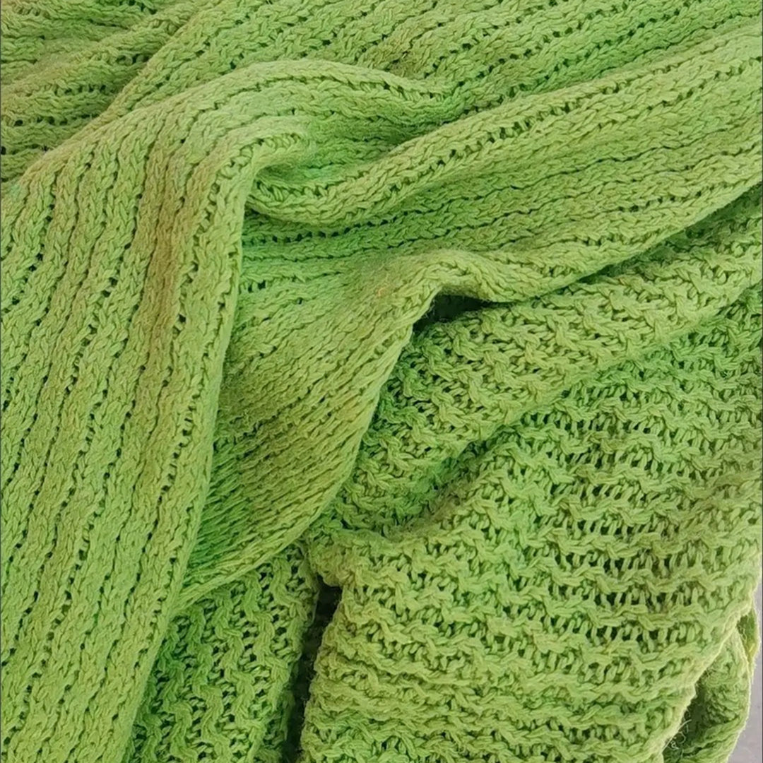 Ava | Women's Solid Colour Textured Knit Open-Front Cardigan with Loose Sleeves