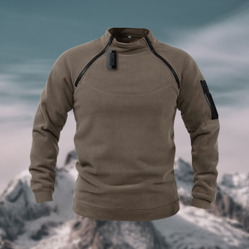 Nolan | Men’s Quarter-Zip Stylish Sweatshirt – Solid Colour Outdoor Comfort Pullover