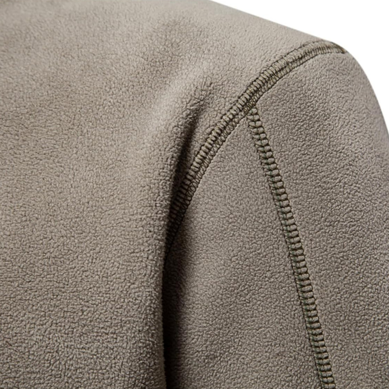 Frank | Men’s Zipped Stand Collar Sweater with Soft Lining