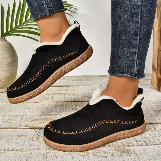 Belinda | Women's Fleece Lined Slip-On Waterproof Winter Shoes